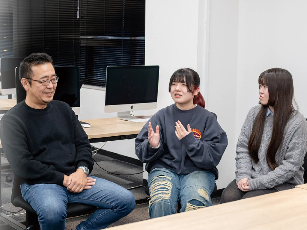 クリエイティブデザイン学科（グラフィック） 学生対談