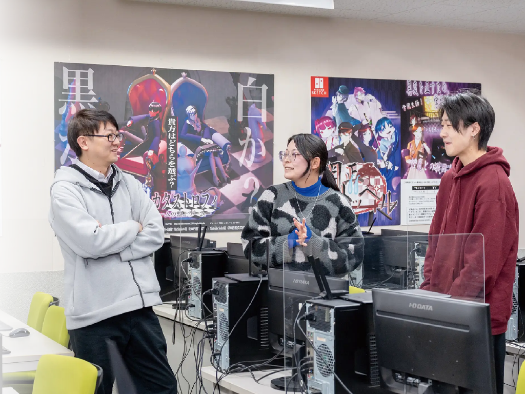 3DCG科 学生対談